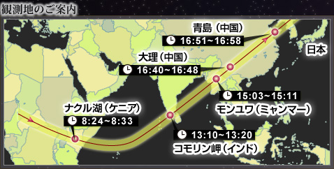 太陽と月が創る芸術